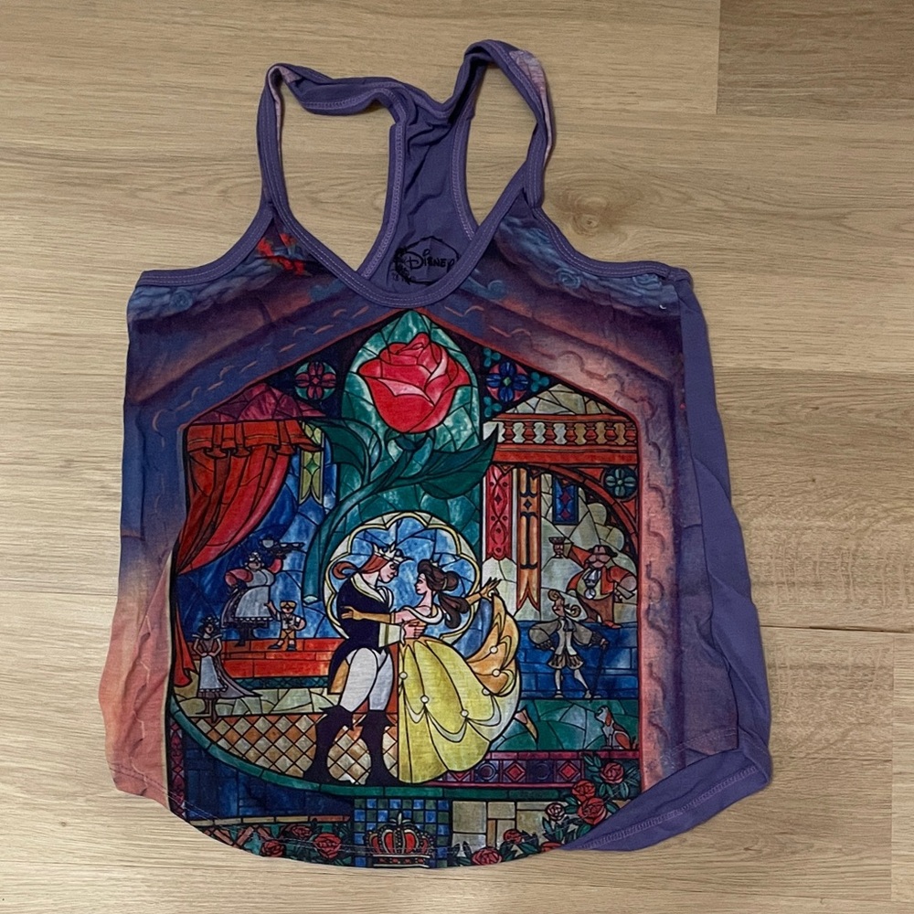 Disney Multicolor Stained Glass Tank Top